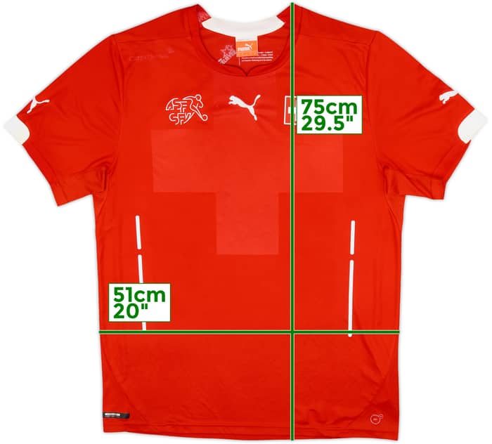 2014-15 Switzerland Home Shirt - 7/10 - (L)