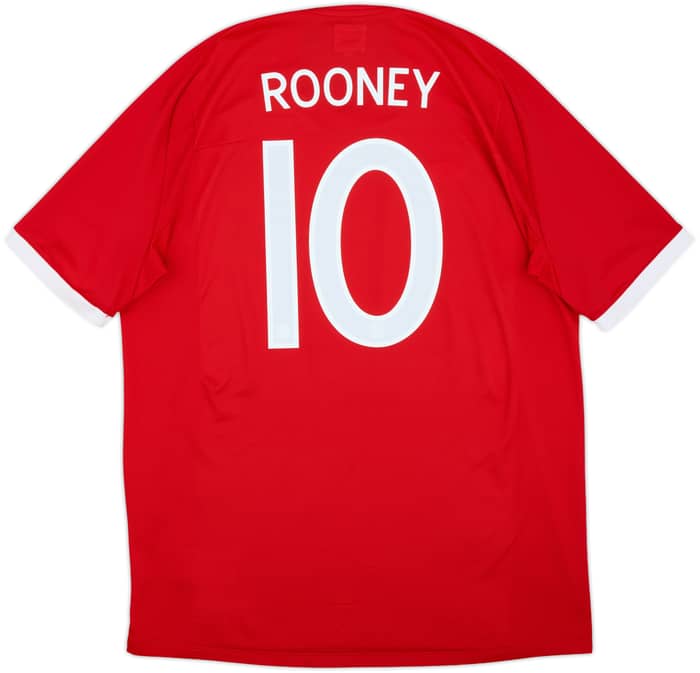 2010-11 England Away Shirt Rooney #10 - 10/10 - (XL)