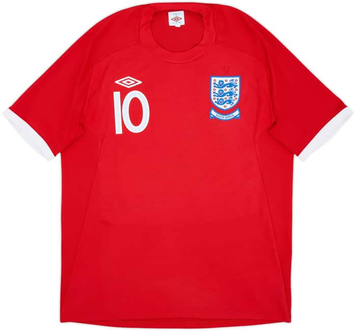2010-11 England Away Shirt Rooney #10 - 10/10 - (XL)