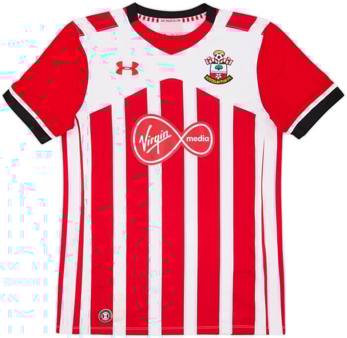 2016-17 Southampton Home Shirt Virgil #17 - 9/10 - (XL.Boys)
