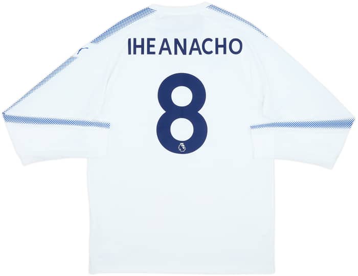 2017-18 Leicester Third L/S Shirt Iheanacho #8 - 7/10 - (L)