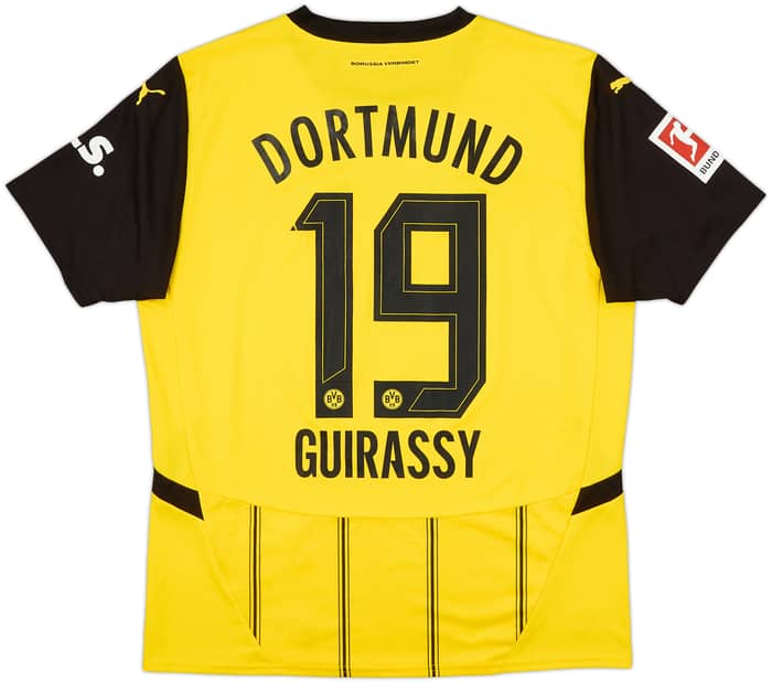 2024-25 Borussia Dortmund Home Shirt Guirassy #19 - 8/10 - (L)