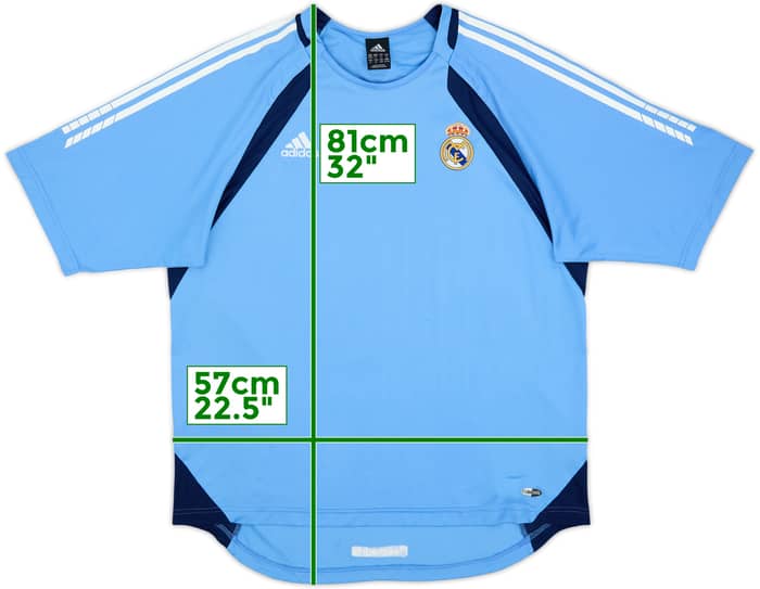 2005-06 Real Madrid adidas Training Shirt - 9/10 - (XXL)