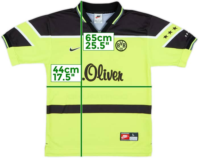 1997-98 Borussia Dortmund Home Shirt - 8/10 - (L.Boys)