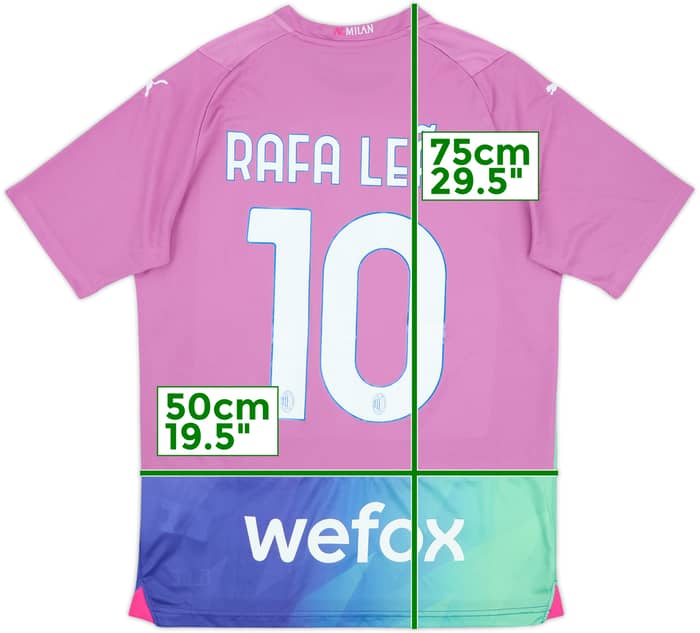 2023-24 AC Milan Third Shirt Rafa Leao #10 - 9/10 - (M)