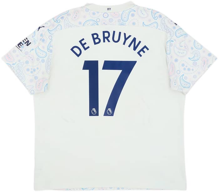 2020-21 Manchester City Third Shirt De Bruyne #17 - 6/10 - (XXL)
