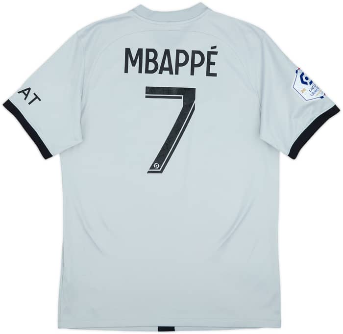 2022-23 Paris Saint-Germain Away Shirt Mbappe #7 - 8/10 - (M)