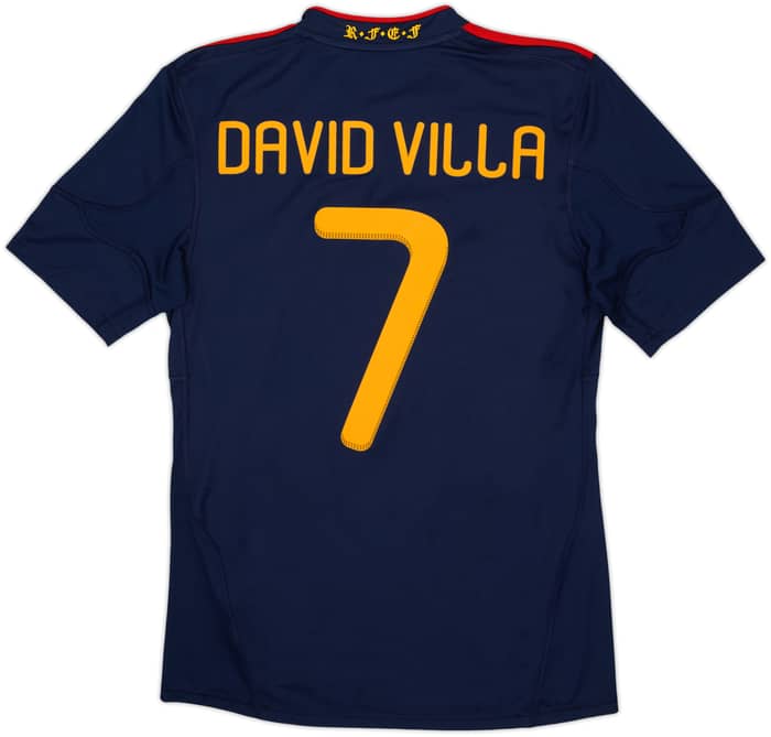 2010-11 Spain Away Shirt David Villa #7 (S)