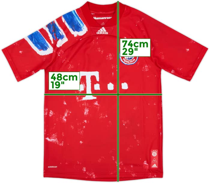 Camiseta de la cuarta equipación adidas x Humanrace del Bayern Munich 2020-21 - 9/10 - (XL.Niños)