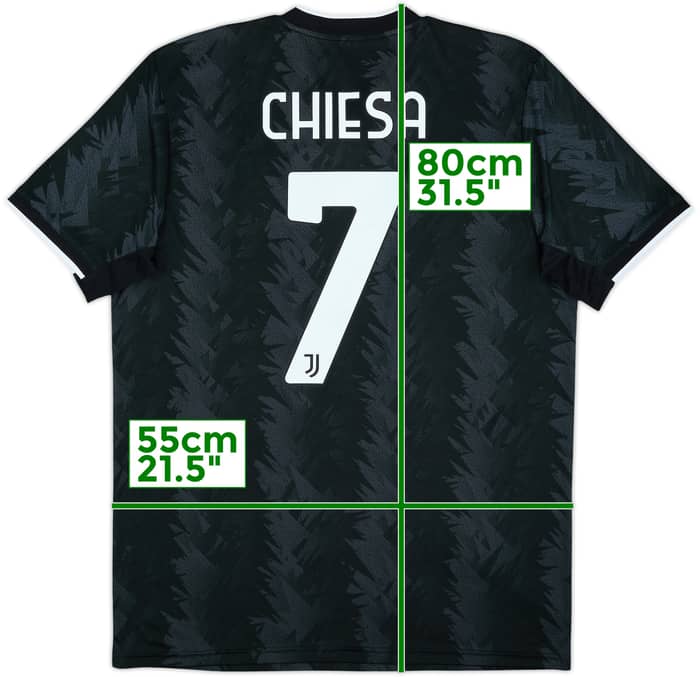2022-23 Juventus Away Shirt Chiesa #7 - 10/10 - (L)