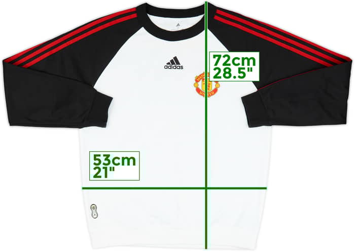2021-22 Manchester United adidas Teamgeist Sweat Top - 7/10 - (S)