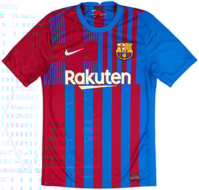 2021-22 Barcelona Home Shirt Gavi #30 - 8/10 - (S)