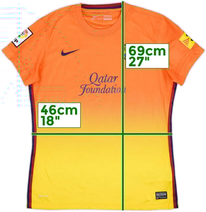 2012-13 Barcelona Away Shirt - 9/10 - (Women's M)