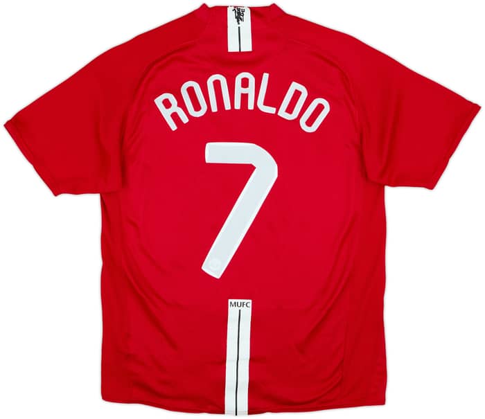 2007-09 Manchester United Home Shirt Ronaldo #7 - 6/10 - (M)