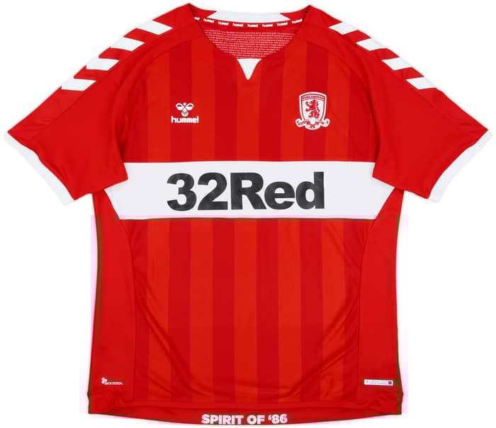 2017-18 Middlesbrough Home Shirt - 8/10 - (XXL)