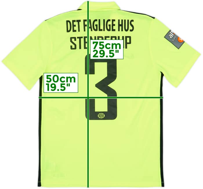 2016-17 Esbjerg Away Shirt Stenderup #3 (M)
