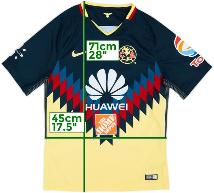 2017-18 Club America Home Shirt - 10/10 - (S)
