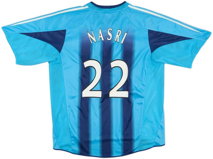 2004-05 Olympique Marseille Away Shirt Nasri #22 - 6/10 - (L)