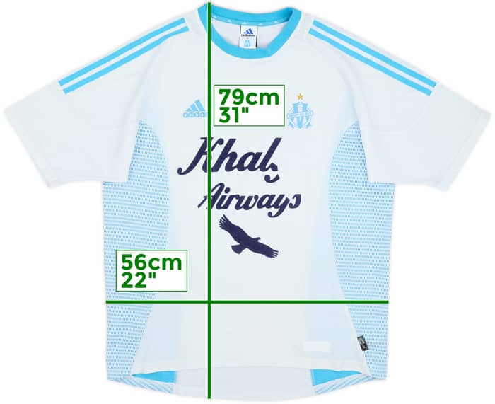 2002-03 Olympique Marseille Home Shirt - 5/10 - (L)