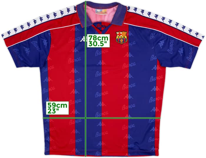 1992-95 Barcelona Home Shirt - 8/10 - (XL)