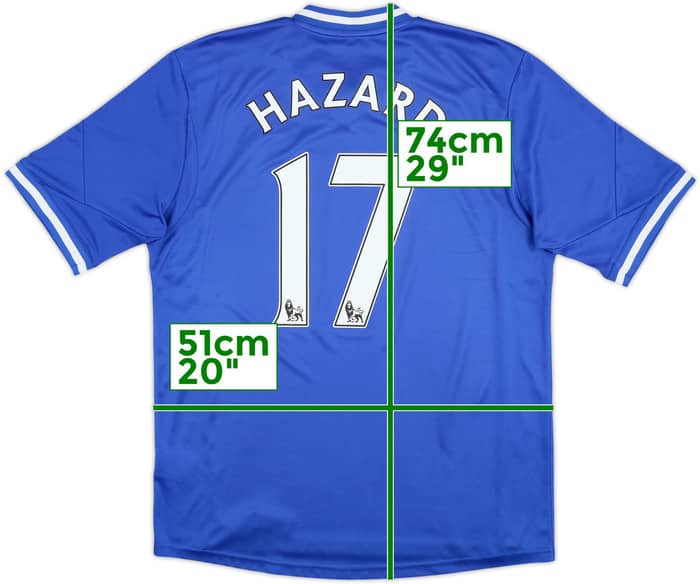 2013-14 Chelsea Home Shirt Hazard #17 - 6/10 - (M)