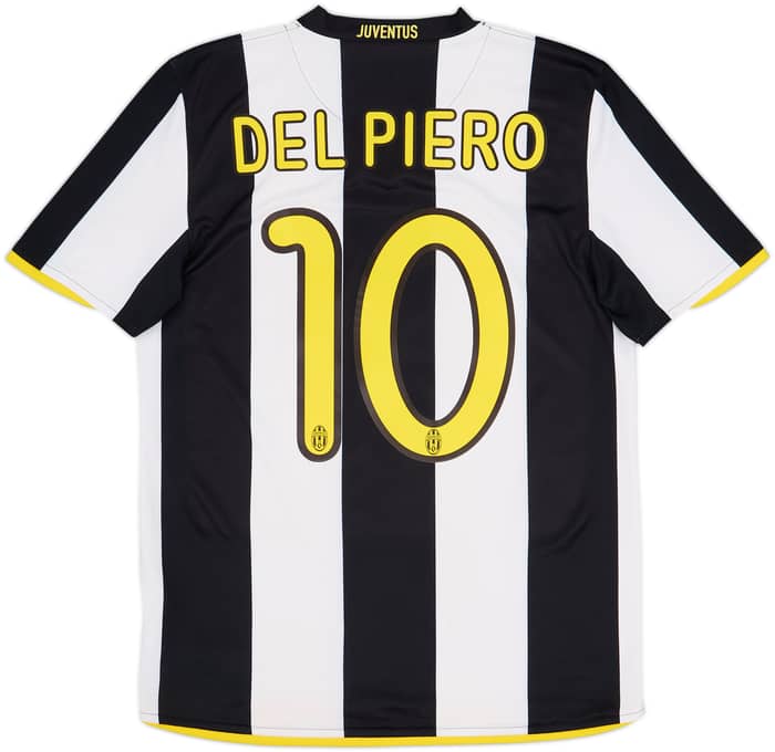 2008-09 Juventus Home Shirt Del Piero #10 - 6/10 - (S)