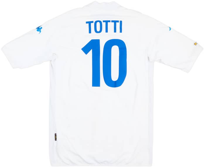 2002 Italy Away Shirt Totti #10 - 8/10 - (XXL)