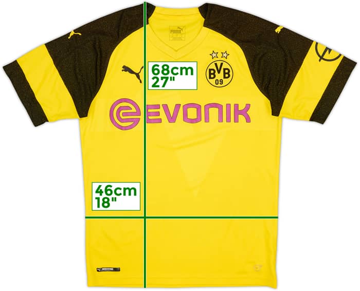 2018-19 Borussia Dortmund Home Shirt - 8/10 - (M)