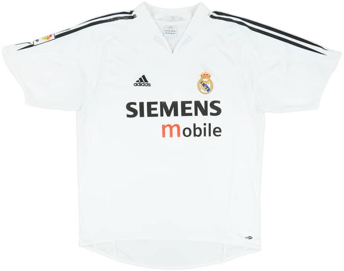 2004-05 Real Madrid Home Shirt Zidane #5 - 6/10 - (L)