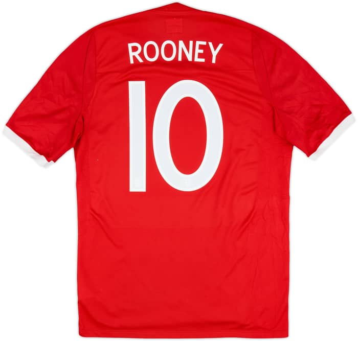 2010-11 England Away Shirt Rooney #10 - 8/10 - (M)