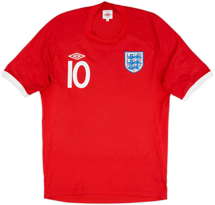 2010-11 England Away Shirt Rooney #10 - 8/10 - (M)