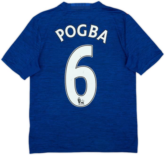 2016-17 Manchester United Away Shirt Pogba #6 - 5/10 - (L.Boys)