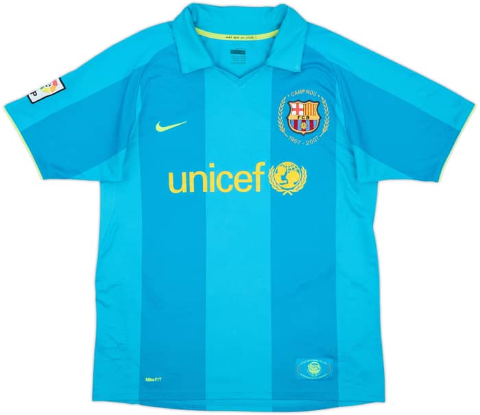 2007-09 Barcelona Away Shirt Ronaldinho #10 - 7/10 - (M)