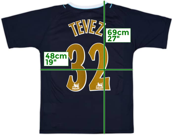 2006-07 West Ham Away Shirt Tevez #32 - 8/10 - (M)