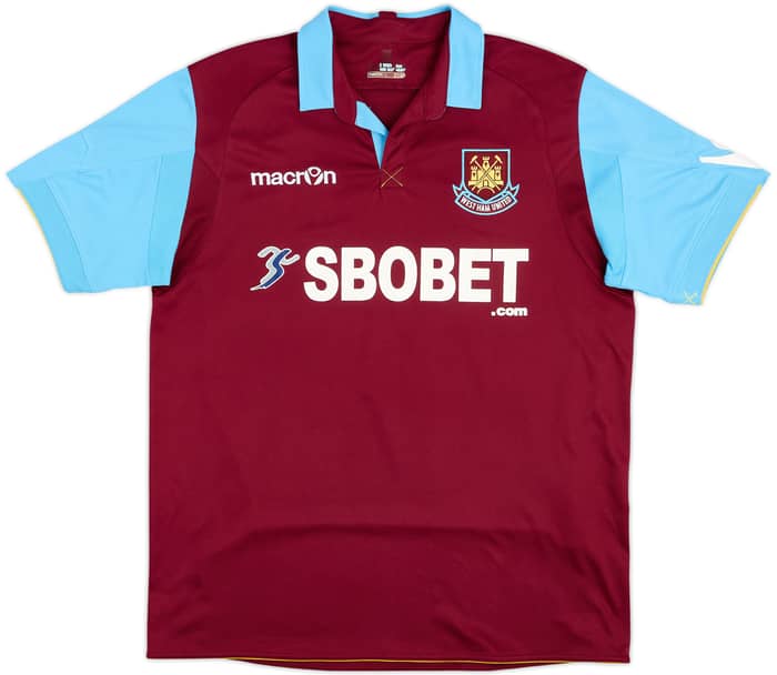 2010-11 West Ham Home Shirt Noble #16 - 9/10 - (M)