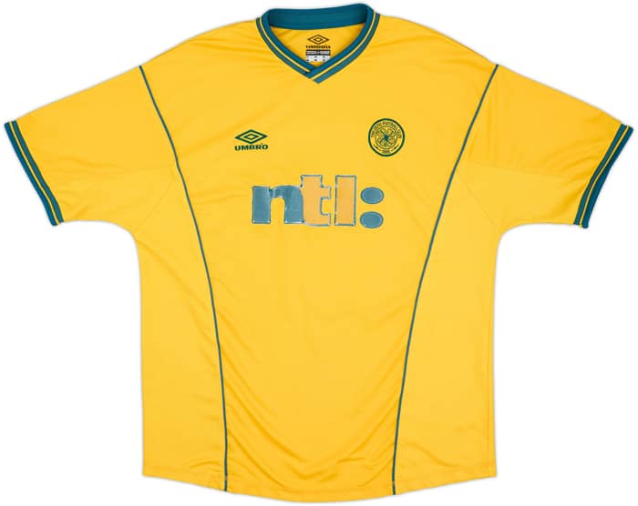 2000-02 Celtic Away Shirt Larsson #7 - 7/10 - (XL)