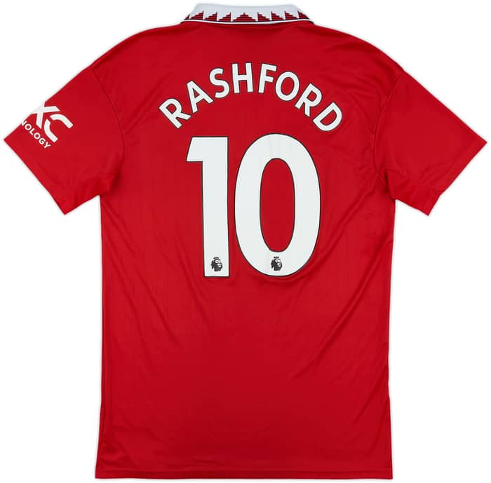 2022-23 Manchester United Home Shirt Rashford #10 - 7/10 - (M)
