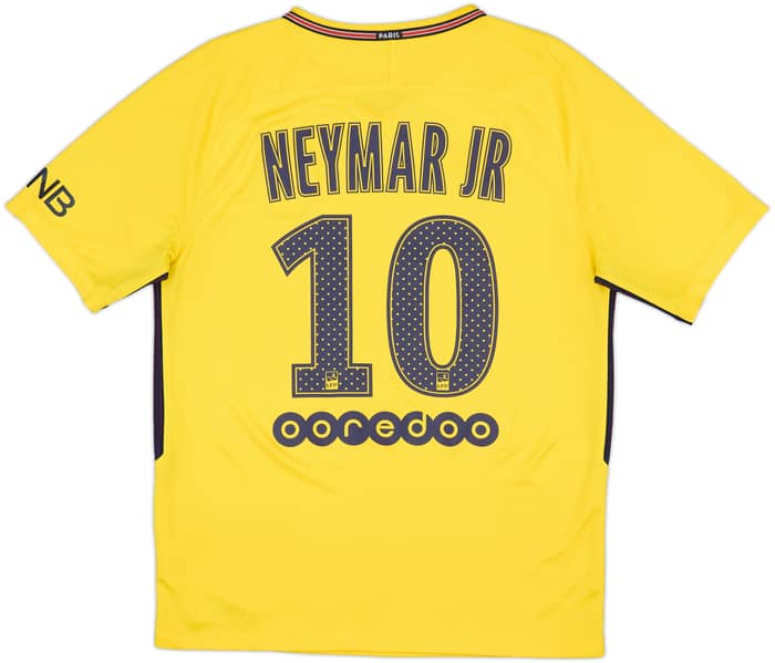 2017-18 Paris Saint-Germain Away Shirt Neymar Jr #10 - 9/10 - (M)