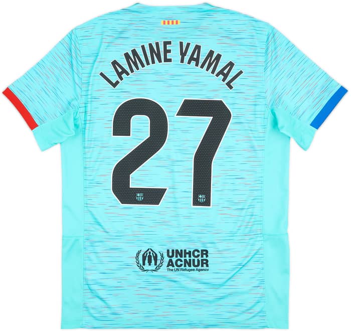 2023-24 Barcelona Third Shirt Lamine Yamal #27 - 10/10 - (L)