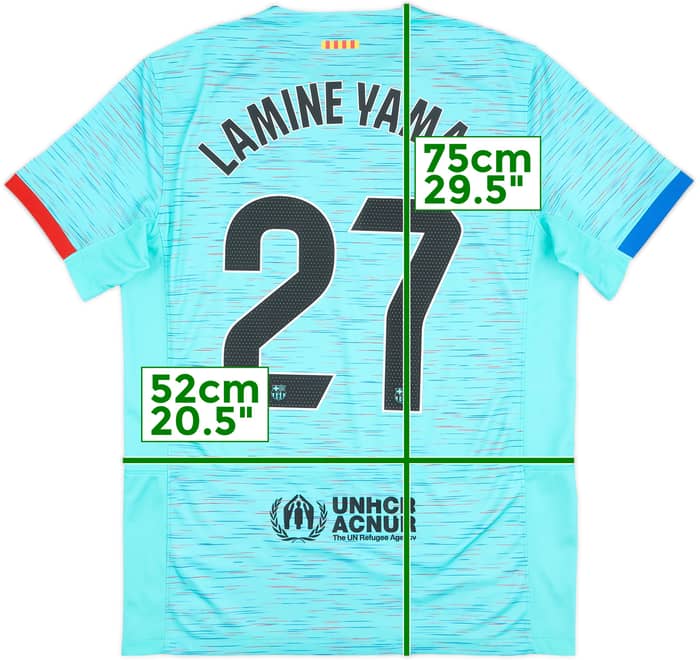 2023-24 Barcelona Third Shirt Lamine Yamal #27 - 10/10 - (L)