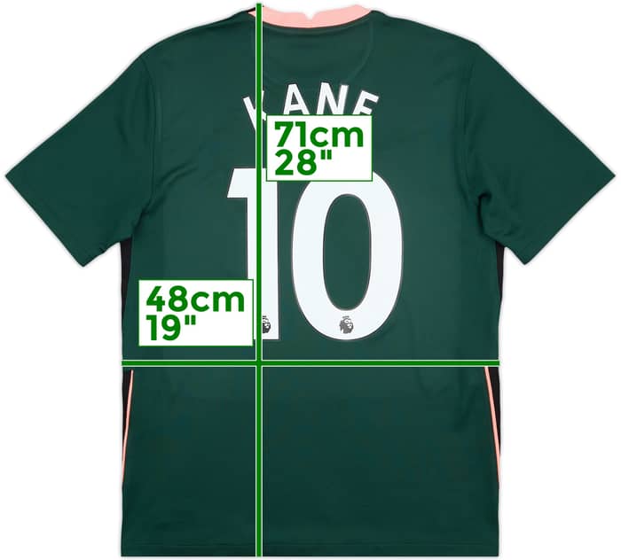 2020-21 Tottenham Away Shirt Kane #10 - 9/10 - (M)