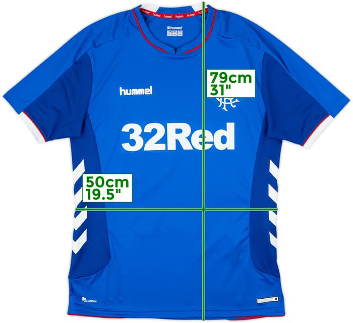 2018-19 Rangers Home Shirt - 9/10 - (L)