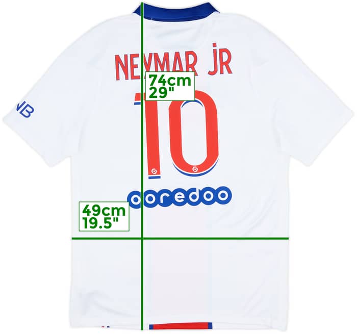 2020-21 Paris Saint-Germain Away Shirt Neymar Jr #10 - 8/10 - (M)