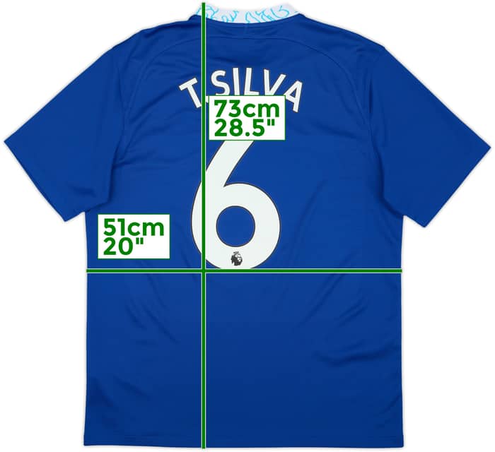 2022-23 Chelsea Home Shirt T.Silva #6 - 10/10 - (M)
