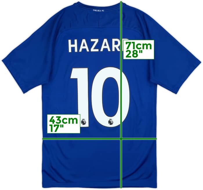 2017-18 Chelsea Home Shirt Hazard #10 - 8/10 - (S)