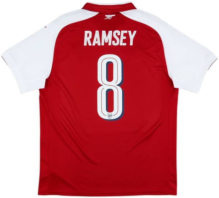 2017-18 Arsenal Home Shirt Ramsey #8 - 10/10 - (L)