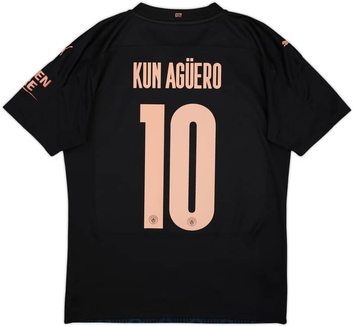 2020-21 Manchester City Away Shirt Kun Aguero #10 - 10/10 - (M)
