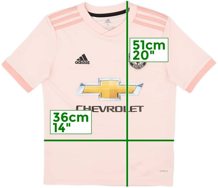 2018-19 Manchester United Away Shirt - 9/10 - (S.Boys)