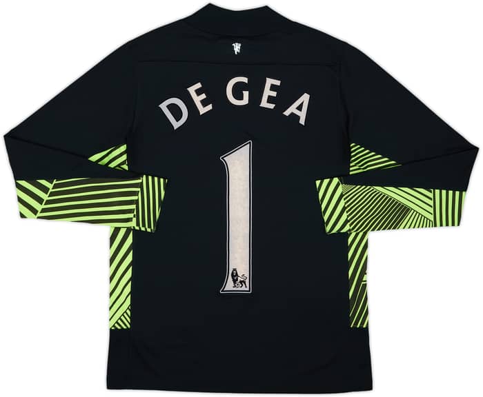 2011-12 Manchester United GK Shirt De Gea #1 - 7/10 - (L.Boys)