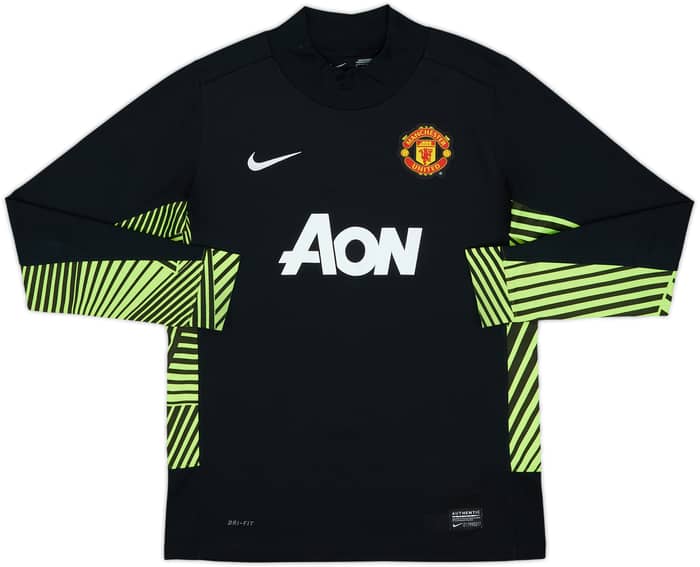 2011-12 Manchester United GK Shirt De Gea #1 - 7/10 - (L.Boys)